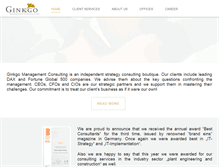 Tablet Screenshot of ginkgo.com